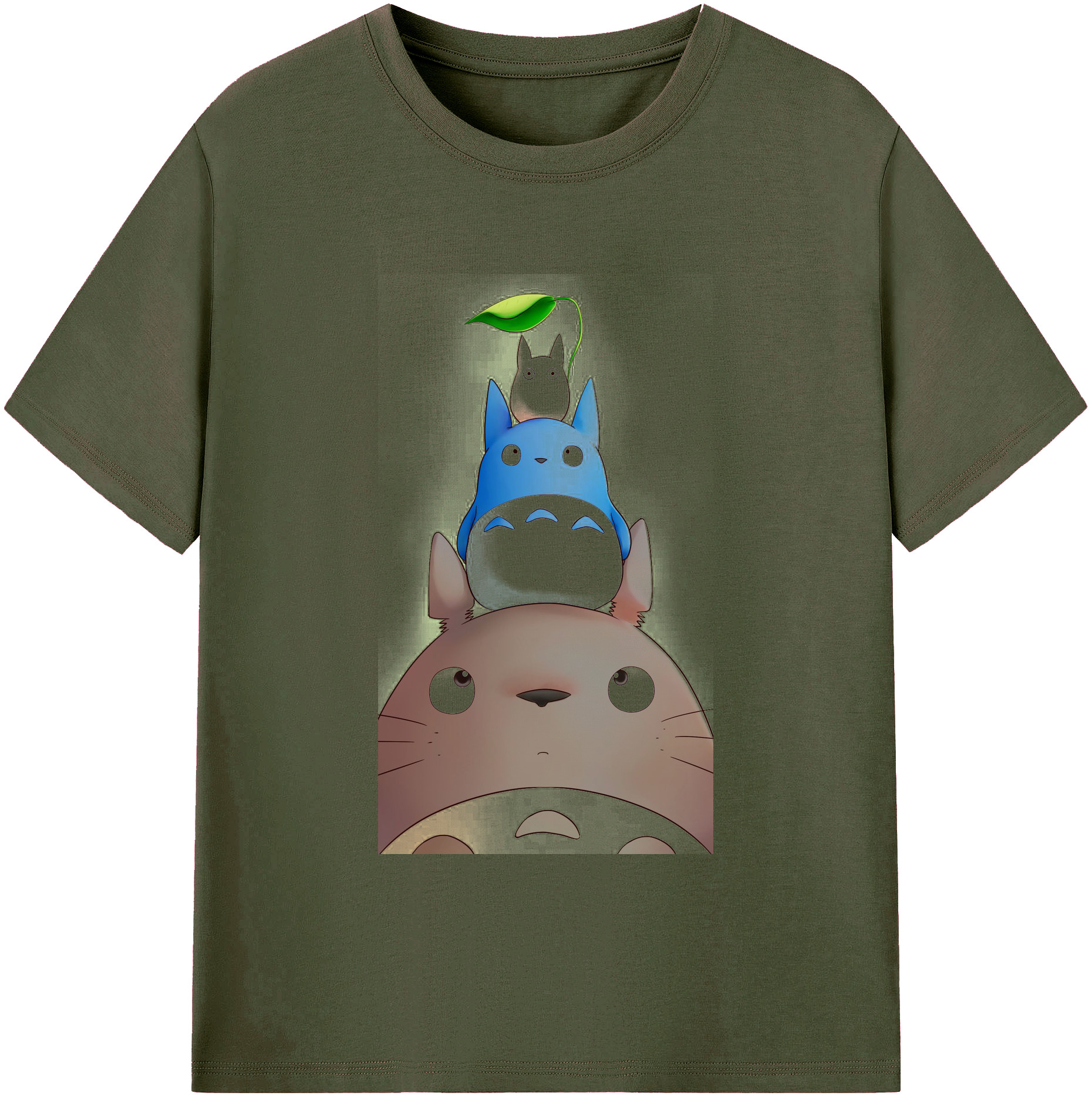 （画像用） となりのトトロ 草壁メイ 草壁サツキ My Neighbor Totoro Satsuki Kusakabe Mei Kusakabe 綿100％ メンズ半袖Tシャツ｜肌触りやわらか＆通気性